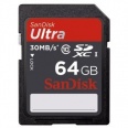 SanDisk SDXC Ultra karta 64GB (a 30MB/s)